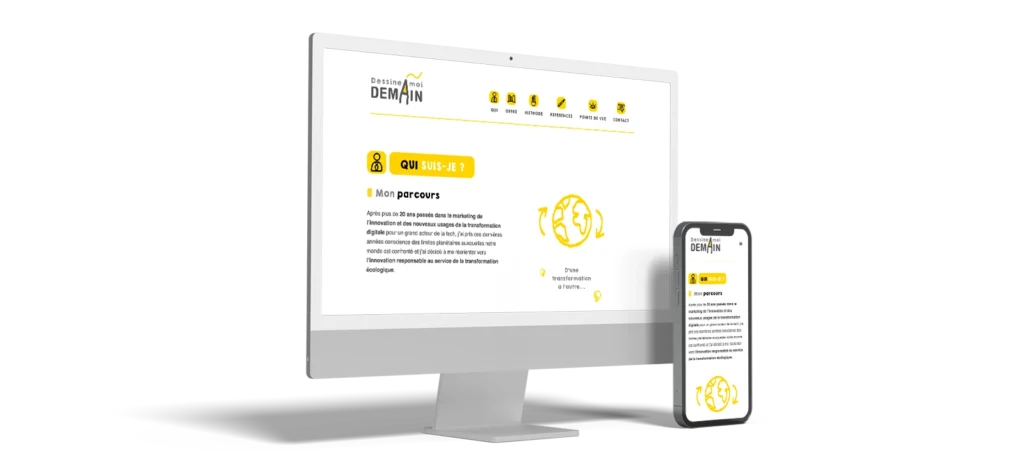 Mini site Dessine-moi demain